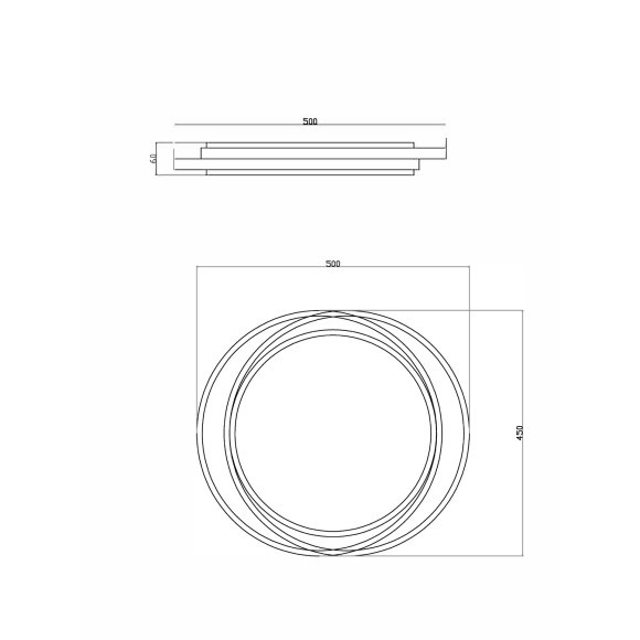 Потолочный светильник светодиодный с пультом Lisoa FR10031CL-L98B
