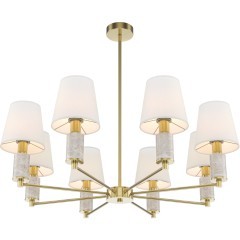 Люстра на штанге с благородным серым мрамором Maytoni MOD483PL-08BS Люстра на штанге с благородным серым мрамором Maytoni MOD483PL-08BS