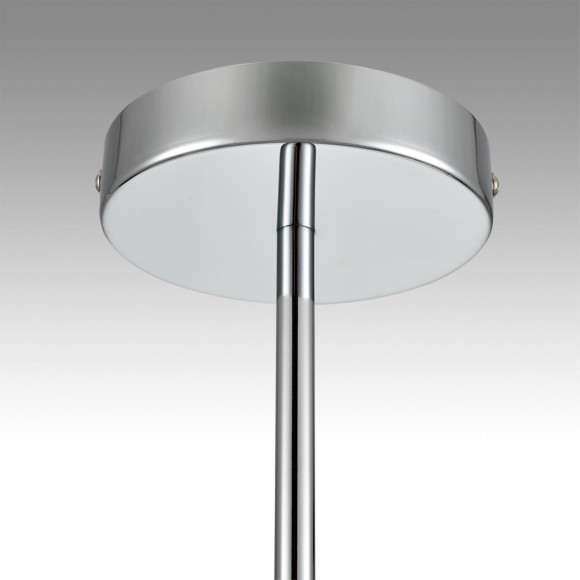 8111/5 MODERNI LN25 хром/серый, металл/текстиль Люстра подвесная E14 5*40W 220V ZIGRISA