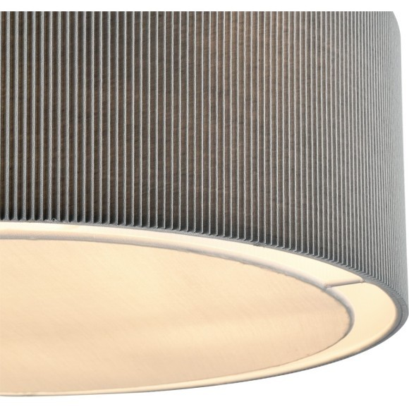 8111/5 MODERNI LN25 хром/серый, металл/текстиль Люстра подвесная E14 5*40W 220V ZIGRISA