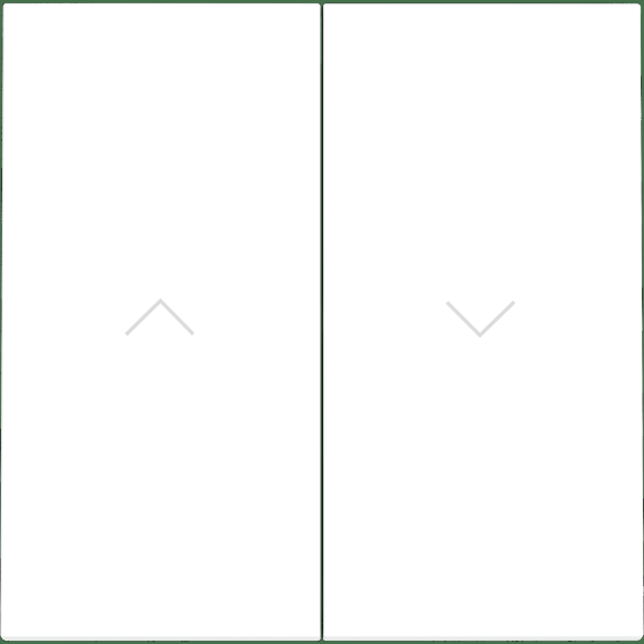 VLS002502 Клавиши для механизма управления жалюзи звонкового типа белого матового цвета VOLTUM S70 (белый матовый)