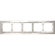 VLS110503 Рамка стеклянная для электрических изделий VOLTUM серии S70 на 5 постов кашемирового цвета из стекла