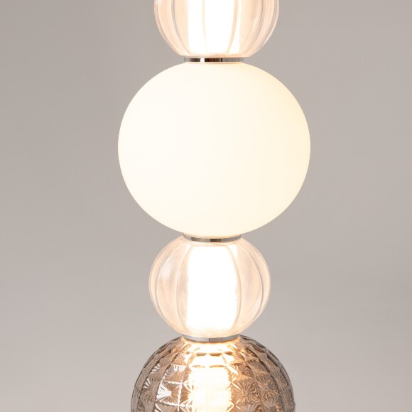 Подвесной светодиодный светильник Maytoni Collar P069PL-L17CH3K LED, стеклянный дизайнерский подвес, 17Вт 950Лм 3000K CRI90 360° IP20