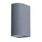 Уличный настенный светильник Arte Lamp A3102AL-2GY COMPASS IP44 под лампы 2xGU10 35W