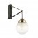SLE110301-01 Светильник настенный Черный, Бронза/Прозрачный, Белый E27 1*60W STRICCE