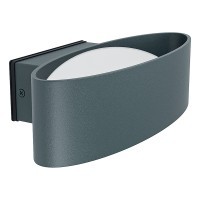 98711 CHINOA Уличный настенный светодиодный светильник 10Вт 1Лм 3000К IP54 графитовый/прозрачный пластик