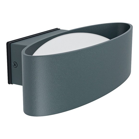 98711 CHINOA Уличный настенный светодиодный светильник 10Вт 1Лм 3000К IP54 графитовый/прозрачный пластик