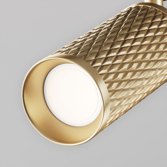 Однофазный двужильный трековый светильник Maytoni Unity TR011-1-GU10-G Focus Design под сменную лампу GU10