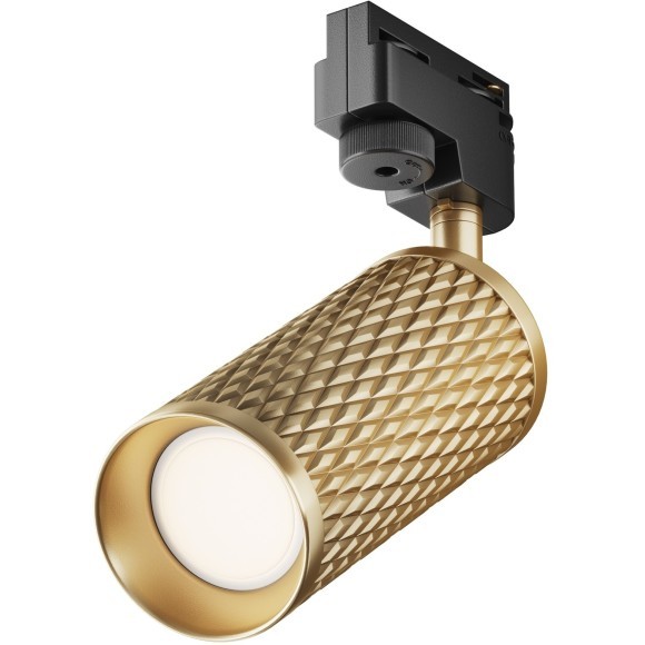 Однофазный двужильный трековый светильник Maytoni Unity TR011-1-GU10-G Focus Design под сменную лампу GU10