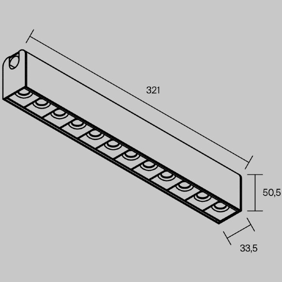 Трековый светильник Technical TR237-1-12W3K-B Трековый светильник Technical TR237-1-12W3K-B