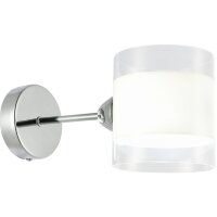 SLE102801-01 Светильник настенный Хром/Прозрачный, Белый E14 1*40W MIENTO