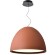 Favourite Halva 4814-6P Современный подвесной светодиодный светильник в стиле минимализм, терракотовый матовый плафон полусфера диаметром 60 см, матовый акриловый рассеиватель, LED 50Вт 3000K 4191Лм CRI90 120° IP20 220В
