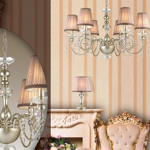 Настольная лампа с хрусталем Aurelia 3390/1T