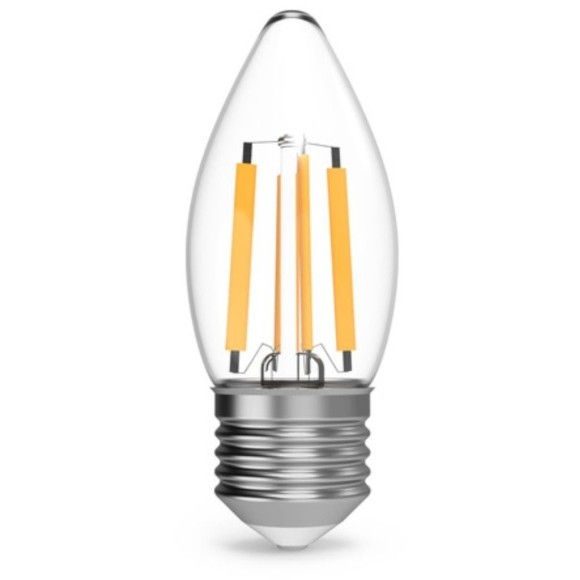 103802111 Лампа Gauss Filament Свеча 11W 810lm 2700К Е27 LED 1/10/50