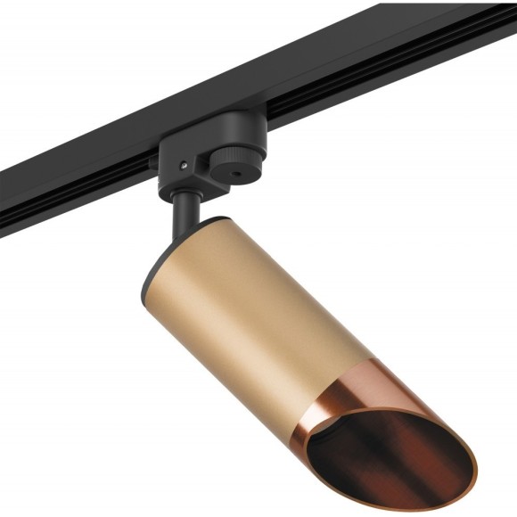 Однофазный двужильный трековый светильник Lightstar R1T440130 Rullo под сменную лампу GU10