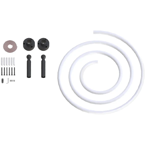 Arte Lamp SKYCROSS NEON A604506N Готовая тросовая неоновая система, длина 6м, шарнирные крепления, блок питания покупается отдельно, питание 24В 12Вт/м 1000лм/м 4000К CRI90+ диоды SMD2835 336шт/м IP20