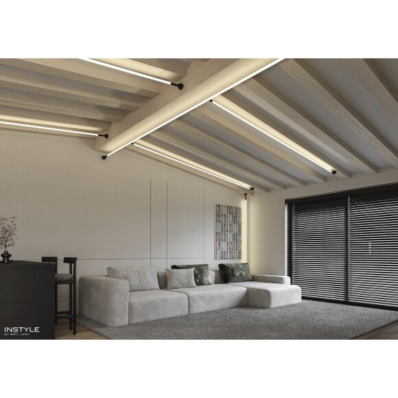 Arte Lamp SKYCROSS NEON A604506N Готовая тросовая неоновая система, длина 6м, шарнирные крепления, блок питания покупается отдельно, питание 24В 12Вт/м 1000лм/м 4000К CRI90+ диоды SMD2835 336шт/м IP20