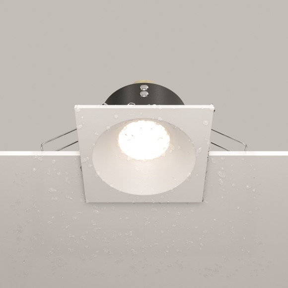 Встраиваемый светильник Maytoni DL033-2-01W Zoom IP65 под лампу 1xGU10 50W