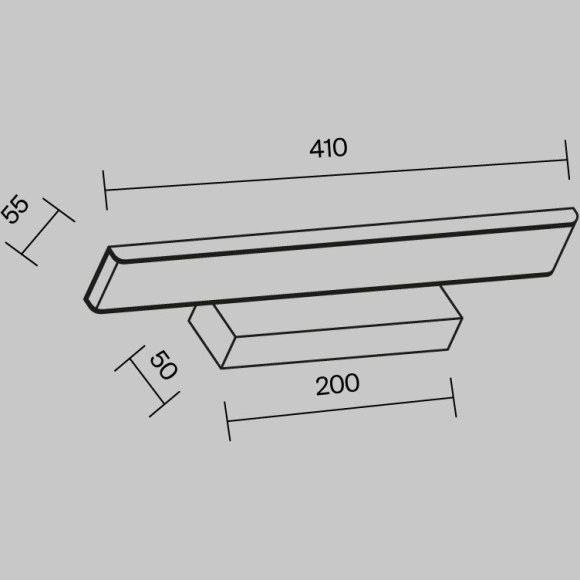 Подсветка для зеркал и картин Maytoni MIR005WL-L16W GleamLED 16.2W