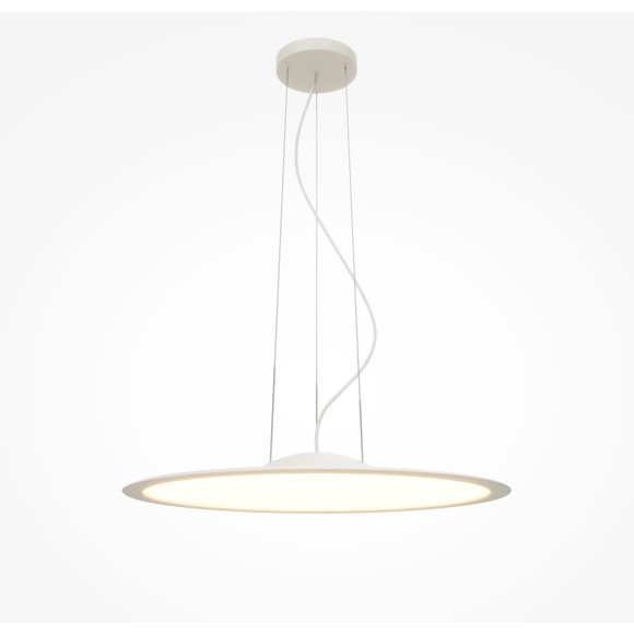 MOD471PL-L57WK Минималистичный светодиодный плоский подвесной светильник управляемый пультом ДУ 57Вт 3200Лм 2700-4000К CRI97 Maytoni Industria MOD471PL-L57WK Минималистичный светодиодный плоский подвесной светильник управляемый пультом ДУ 57Вт 3200Лм 2700-4000К CRI97 Maytoni Industria