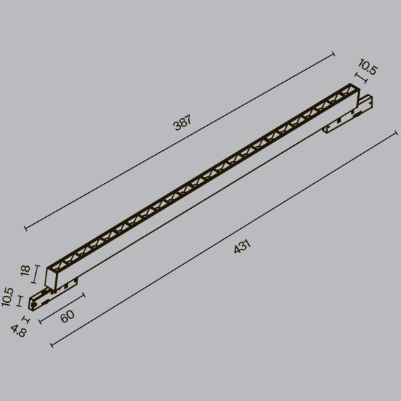 Трековый светильник Maytoni Points Levity 4000К 20Вт 30° TR193-1-20W4K-M-B