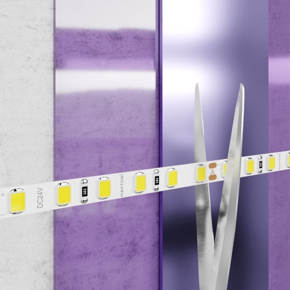 Светодиодная лента шириной 5мм 24 Вольта SMD 2835 9,6Вт/м 6000K 5м IP20 Maytoni 20021 Светодиодная лента шириной 5мм 24 Вольта SMD 2835 9,6Вт/м 6000K 5м IP20 Maytoni 20021