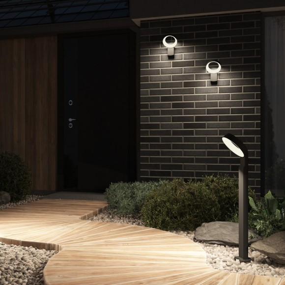 DK9718-BK Черный ландшафтный светодиодный уличный светильник (столбик) Denkirs SANVIK IP65 12Вт 3000К