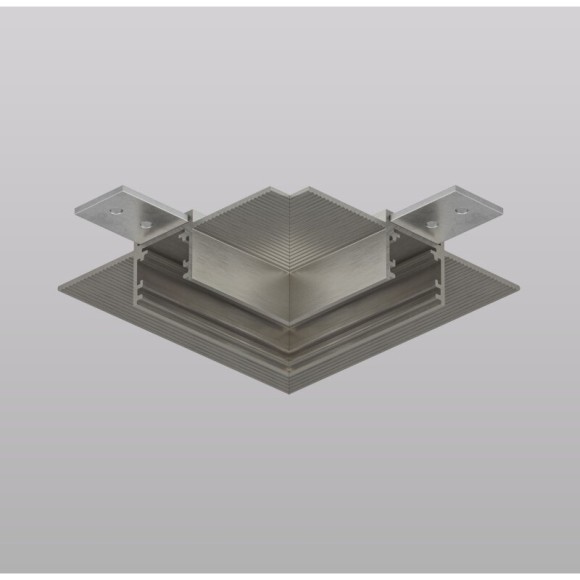 TR5705-DN Угловой элемент для шинопровода в ГКЛ 12.5мм цвет тёмный никель Denkirs Shine Hide 48V