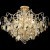 Светильник потолочный Crystal Lux ESMIRALDA PL9 GOLD 0523/109