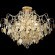Светильник потолочный Crystal Lux ESMIRALDA PL9 GOLD 0523/109