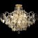 Светильник потолочный Crystal Lux ESMIRALDA PL9 GOLD 0523/109