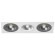 Встраиваемый светильник Lightstar i836090609 Intero 111 под лампы 3xGU10 150W