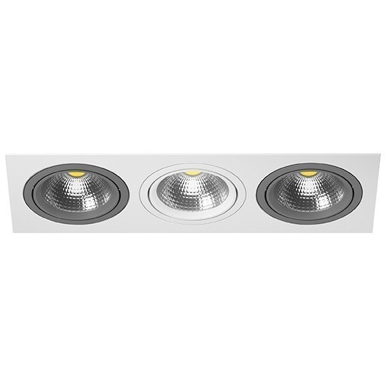 Встраиваемый светильник Lightstar i836090609 Intero 111 под лампы 3xGU10 150W