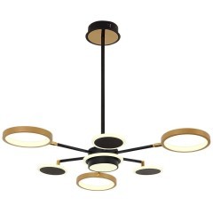 4687-7P, подвесная люстра, D840xH610, LEDx90W/45W/45W, 5980/3060/2940LM, 4000/6500/3500K, included, remote control