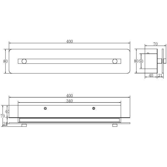 Настенный светильник (бра) Maytoni P091WL-L7CH3K
