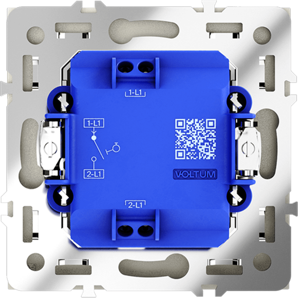 VLS010605 Выключатель с самовозвратом встраиваемый одноклавишный на 10 ампер (2200 Ватт) стального цвета VOLTUM S70 (сталь) VLS010605 Выключатель с самовозвратом встраиваемый одноклавишный на 10 ампер (2200 Ватт) стального цвета VOLTUM S70 (сталь)