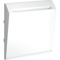 VLS002602 Накладка для выключателя питания карточного для отелей белого матового цвета VOLTUM S70 (белый матовый)