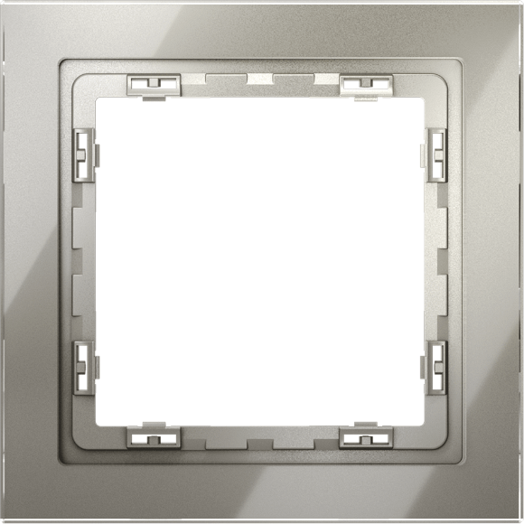 VLS110104 Рамка стеклянная для электрических изделий VOLTUM серии S70 на 1 пост шелкового цвета из стекла VLS110104 Рамка стеклянная для электрических изделий VOLTUM серии S70 на 1 пост шелкового цвета из стекла