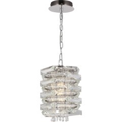 SL6137.103.01 Светильник подвесной ST-Luce никель/прозрачный E14 1*40W STROZZI