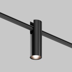 Maytoni ARITY TR235-1-5W3K-B Черный трековый светодиодный светильник спот-цилиндр с возможностью поворота прямо на шинопроводе, диммируется по Dali DT6 или 0-10V, COB LED Bridgelux 5Вт 3000К 200Лм 30° CRI90 IP20 24В