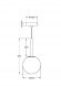 Подвесной светильник Maytoni MOD321PL-01B1 Basic form под лампу 1xE14 40W