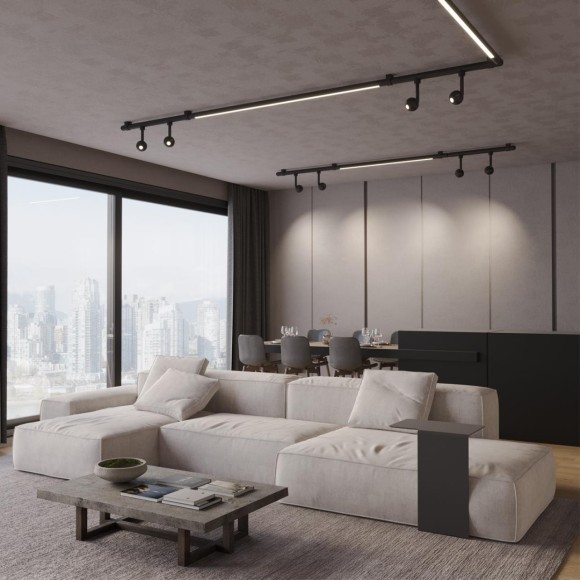 359375 Светодиодный модульный трековый светильник SMART (TUYA, Алиса, Bluetooth, Wi-Fi) Novotech Glat CRI90+ 3000-6000К 1120Лм 36° 14W