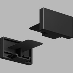 Торцевая заглушка 1шт для накладных однофазных шинопроводов Denkirs TR1107-BK Торцевая заглушка 1шт для накладных однофазных шинопроводов Denkirs TR1107-BK