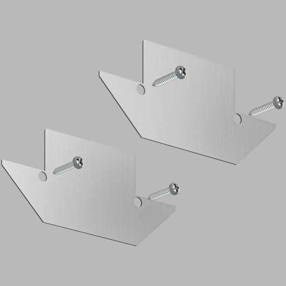 Заглушка торцевая 2шт (для профиля TR3020-AL) Denkirs TR3021-AL