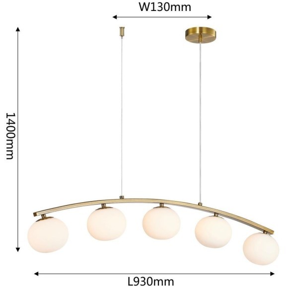 Подвесной светильник Arcata 4055-5P Подвесной светильник Arcata 4055-5P