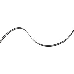 Подложка стальная в PVH оплетке д/натяжки LED ленты типа Skyline 441ххх/442ххх 10м/упак Profiled  418010