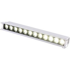 ST762.542.12 Св-к встр. белый LED 1*12W 4000K 1 200Lm Ra 90 24° IP20 L240xW30xH36 170-240V Встраиваемые светильники