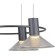 4622-5P, подвесная люстра, L750xW500xH500/1300, 5xLEDx6W, 2400LM, 3000K, included