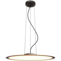 MOD471PL-L57BK Минималистичный светодиодный плоский подвесной светильник управляемый пультом ДУ 57Вт 3200Лм 2700-4000К CRI97 Maytoni Industria