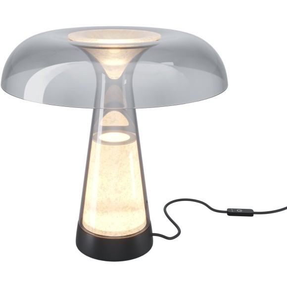 MOD484TL-L8BK Полностью стеклянная настольная лампа с перекл. цветовой температуры 2700, 3000, 4000К, 8Вт, CRI80, 180°, 203Лм Maytoni Artefact